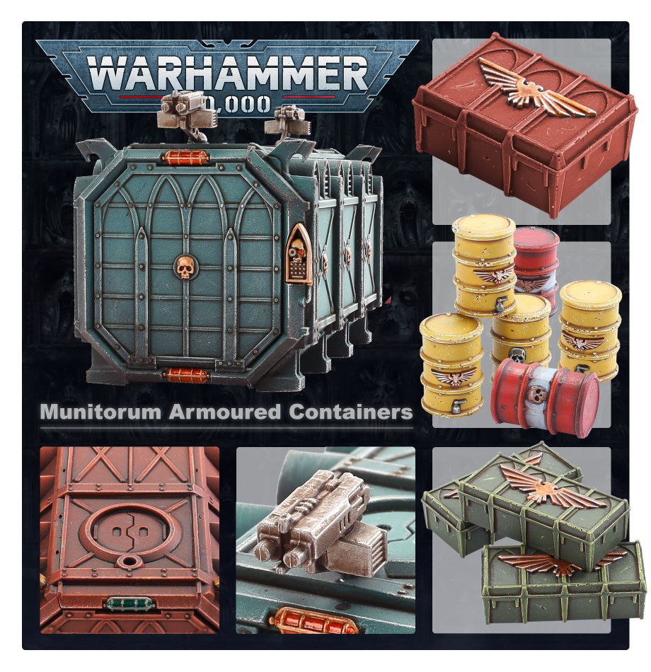 Battlezone: Manufactorum – Munitorum Armoured Containers MKPLSJS1UM |53289|