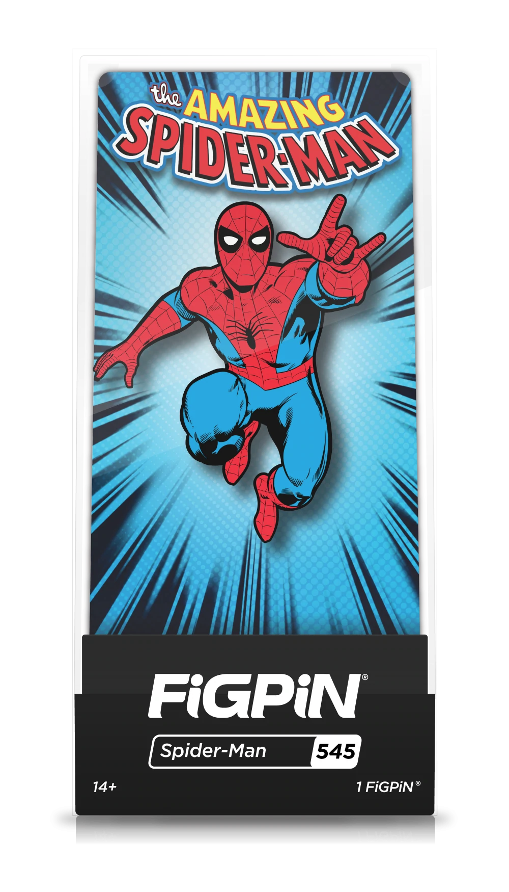 FiGPiN Spider-Man (545) Collectable Enamel Pin MK54NADC40 |28285|