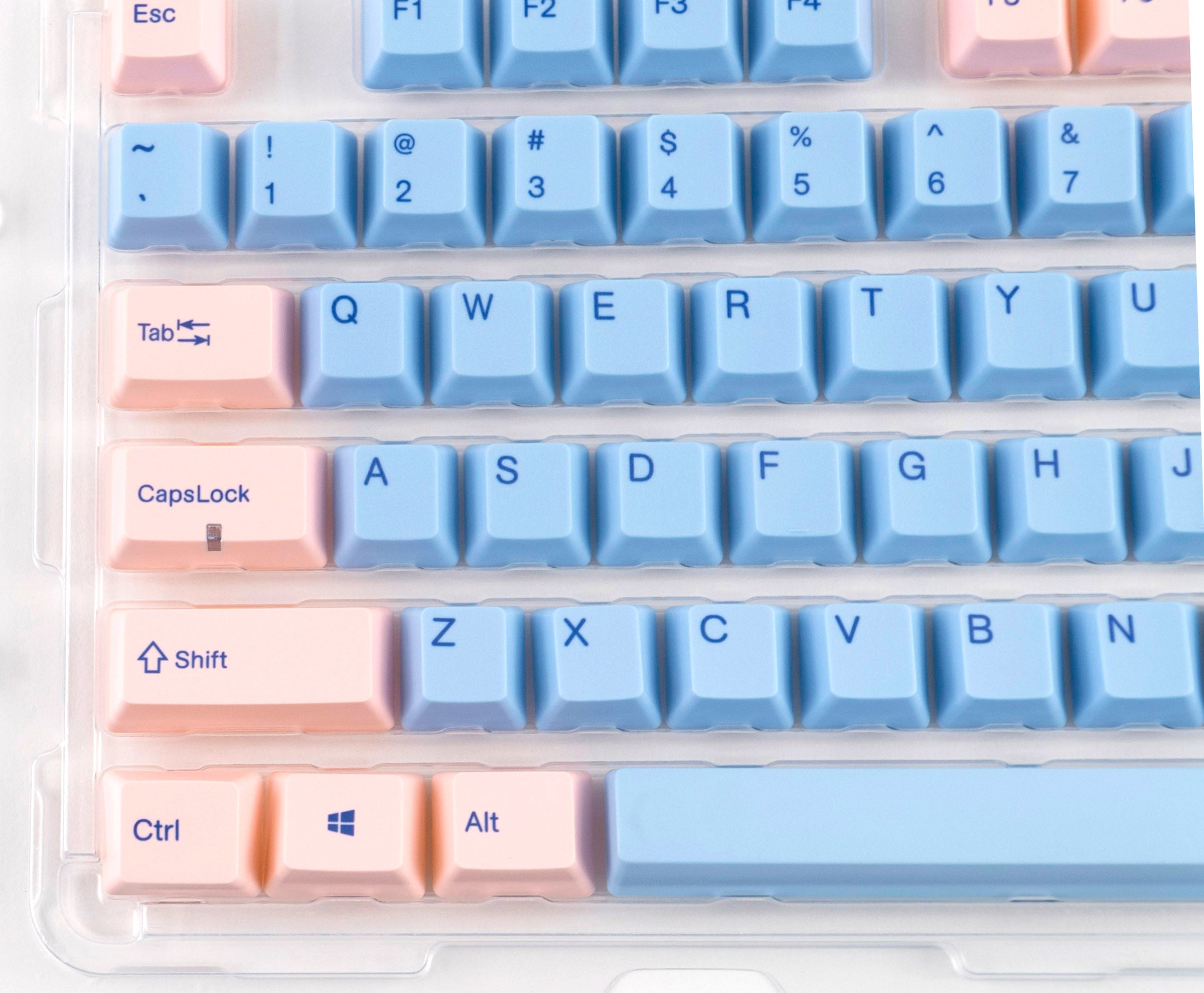 Varmilo 108-Key Dye Sub PBT Keycap Set Blue and Pink MKFW1D2QRV |34119|