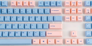Varmilo 108-Key Dye Sub PBT Keycap Set Blue and Pink MKFW1D2QRV |34121|