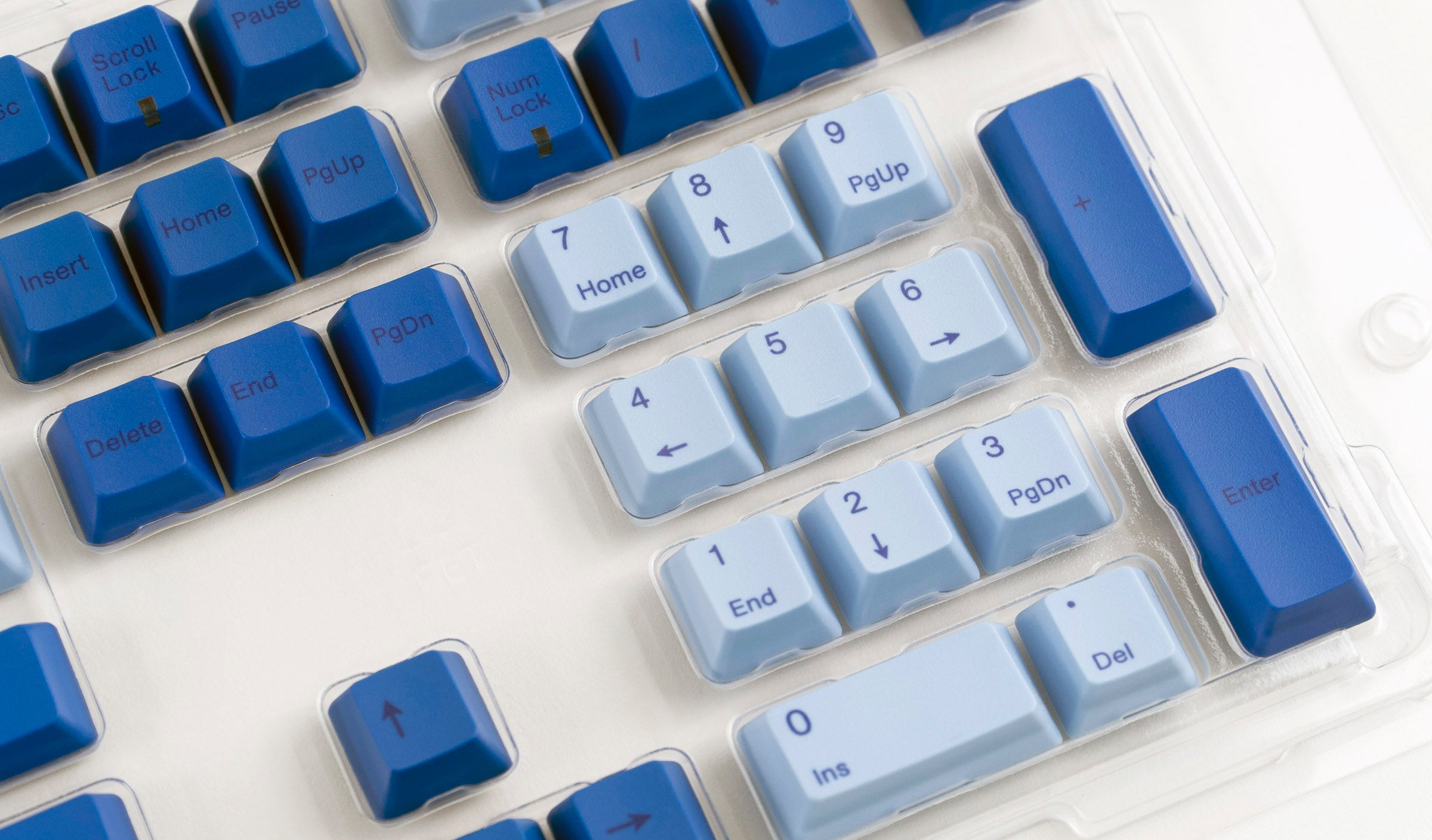 Varmilo 108 Key Dye Sub PBT Keycap Set Blue and Light Blue MKPGX0C57N |34126|