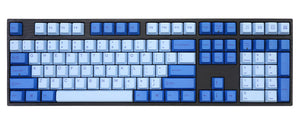 Varmilo 108 Key Dye Sub PBT Keycap Set Blue and Light Blue MKPGX0C57N |34129|