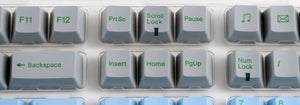 Varmilo 108-Key Dye Sub PBT Keycap Set Grey Green and Blue Woods MK4E11PY5H |34138|