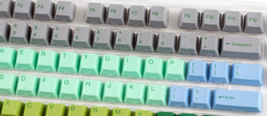 Varmilo 108-Key Dye Sub PBT Keycap Set Grey Green and Blue Woods MK4E11PY5H |34139|