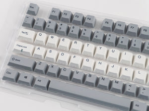 Varmilo 108-Key Dye Sub PBT Keycap Set White and Grey MKKJ7MG3E6 |34147|