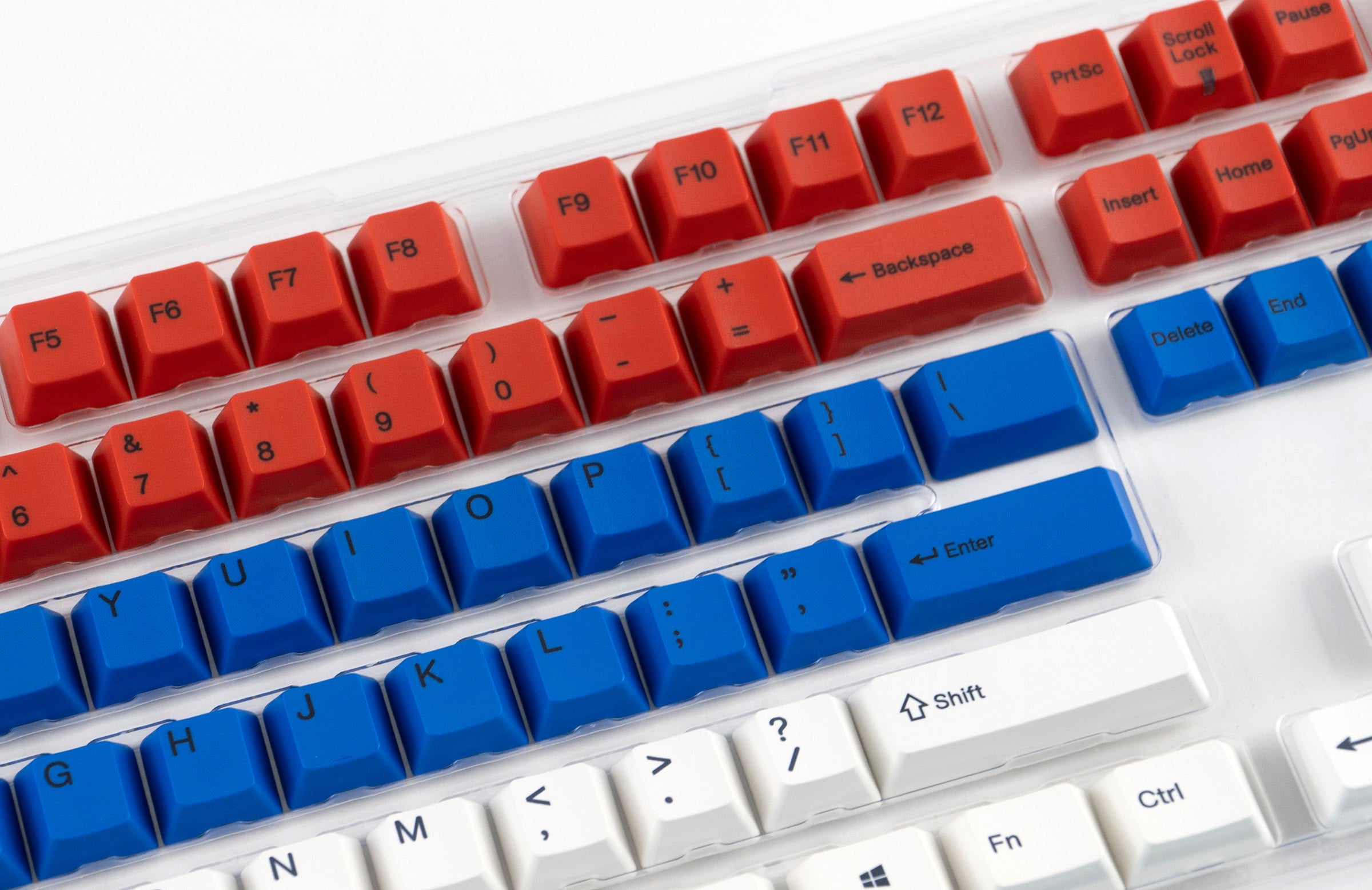 Varmilo 108-Key Dye Sub PBT Keycap Set Red Blue and White Mr. Football MKC5N4G4JE |34151|