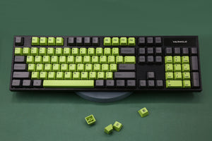 Varmilo 108-Key Dye Sub PBT Keycap Set Green and Black MKPK08VFV6 |58931|