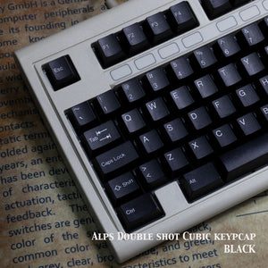 Tai-Hao 138 Key ALPS Cubic ABS Double Shot Backlit Keycap Set Black MKMTV1D4FQ |31923|