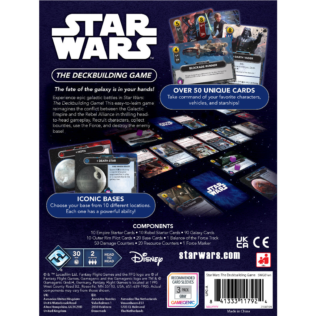 Star Wars The Deck-building Game MKXHQ28FLU |32350|
