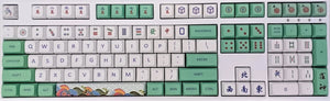 KBParadise 129 Key XDA PBT Dye Sub Keycap Set Mahjong MKXOOL1C4A |62737|