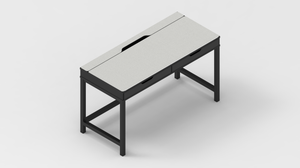 MK White IKEA ALEX Desk Mat (52" / 132 cm) Full-desk Mouse Pad MK9NGLRW91 |40169|