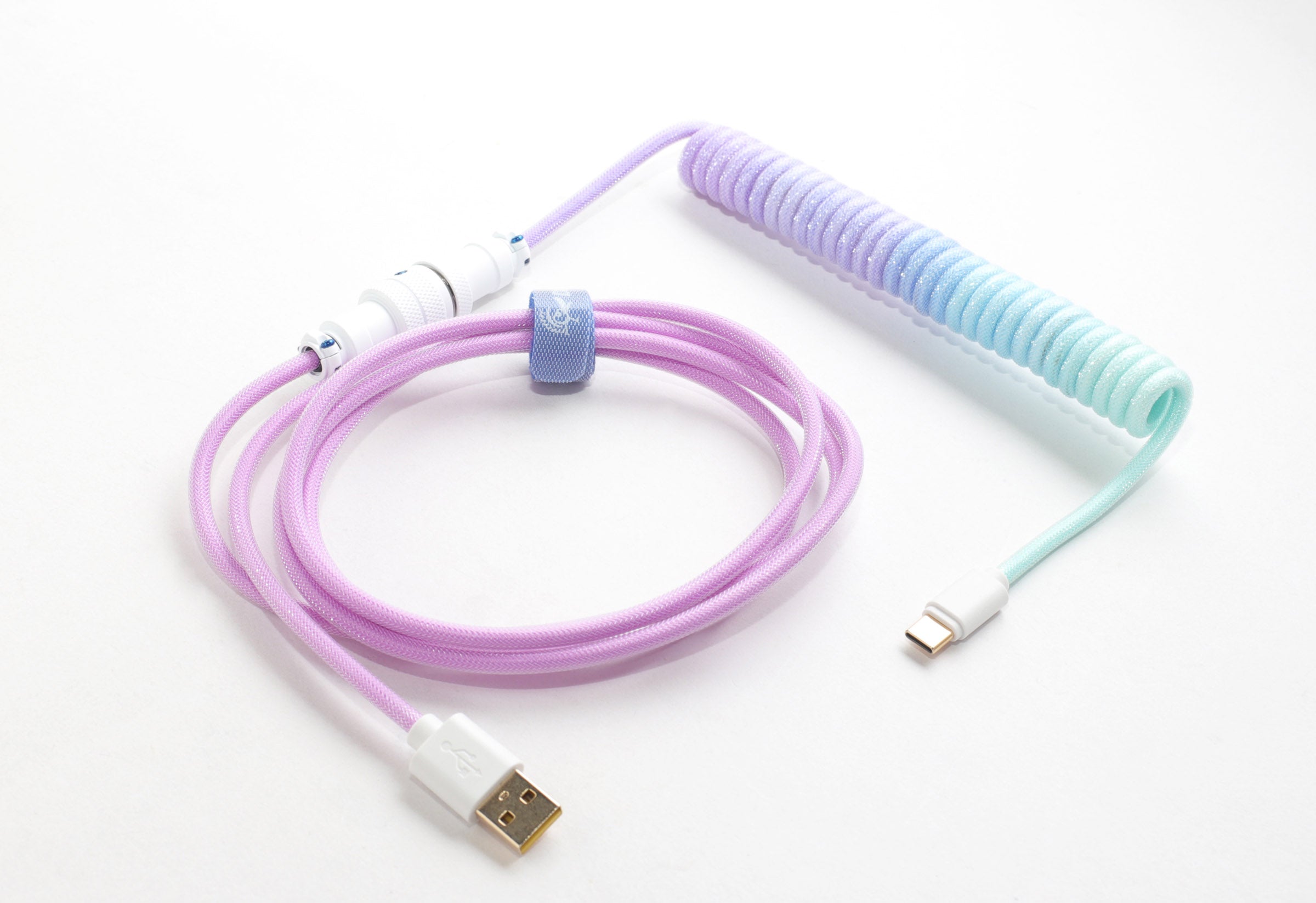 Ducky Azure Coiled USB Cable V2 MKL5TTHT6S |40277|