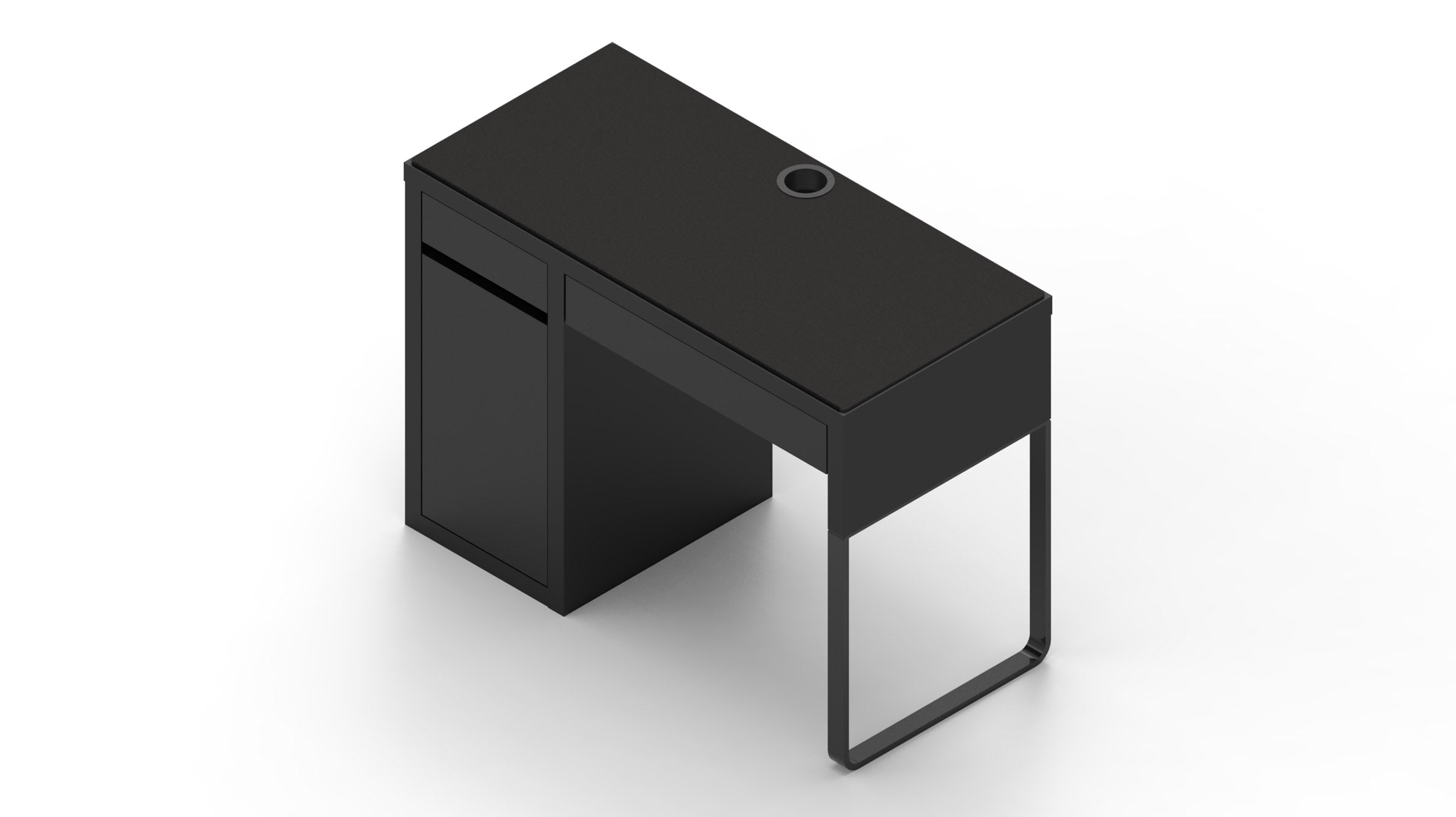 MK Black IKEA MICKE Desk Mat (41" / 105 cm) Full-desk Mouse Pad MKK7WLDO2D |58935|