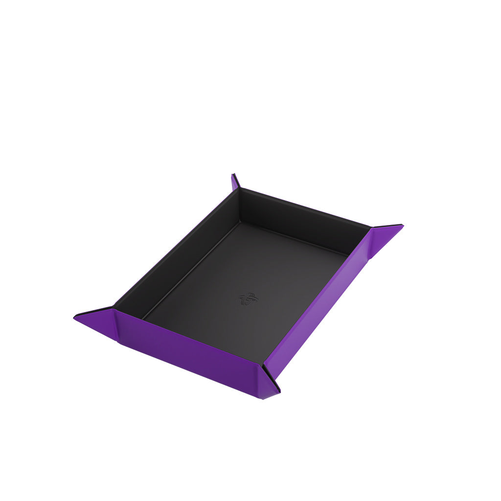Magnetic Dice Tray Rectangular Black/Purple MKTWTPBKEP |0|