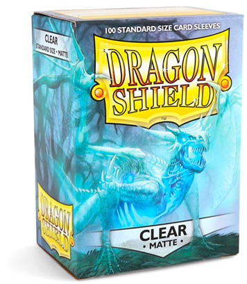 Dragon Shield 100ct Box Deck Protector Matte Clear MKCWJGMJ98 |0|