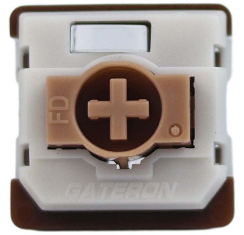 Gateron KS-33 Low Profile Chocolate 2.0 55g Tactile Plate Mount MKESAT4CFL |62231|