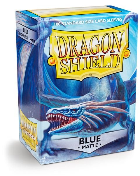 Dragon Shield 100ct Box Deck Protector Matte Blue MKBF1U4M0O |0|