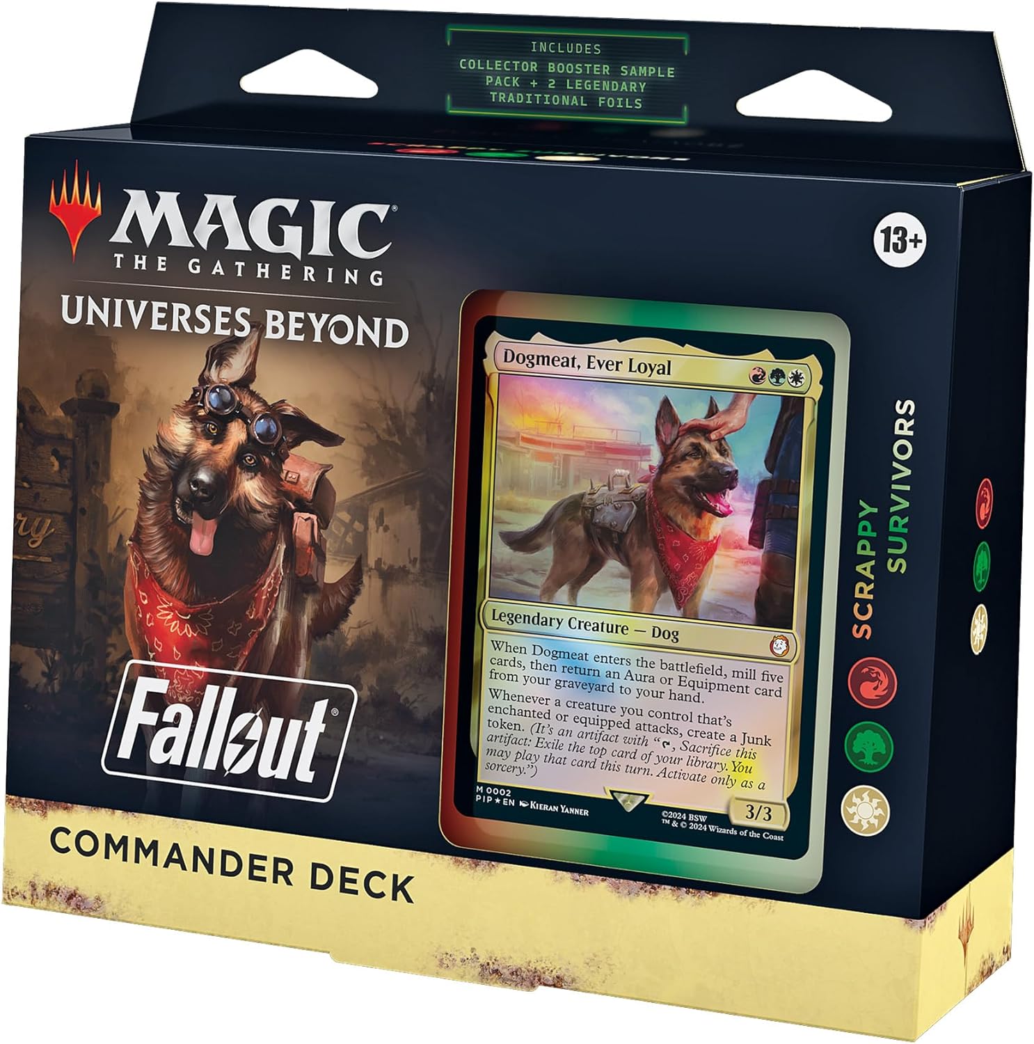 Magic The Gathering - Fallout Commander Deck Scrappy Survivors MKKTW4F3TO |0|