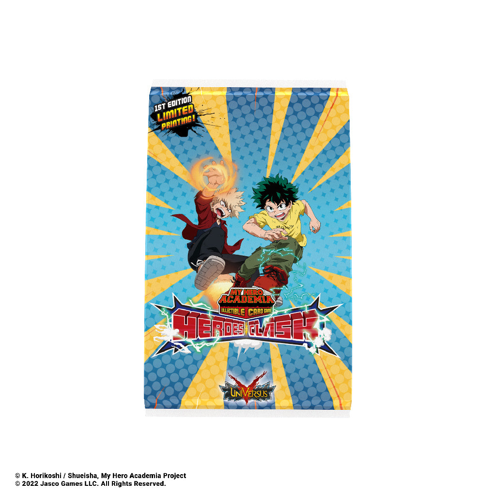 My Hero Academia CCG - Heroes Clash 1st Edition Booster Pack MKTNJ6NYFT |0|