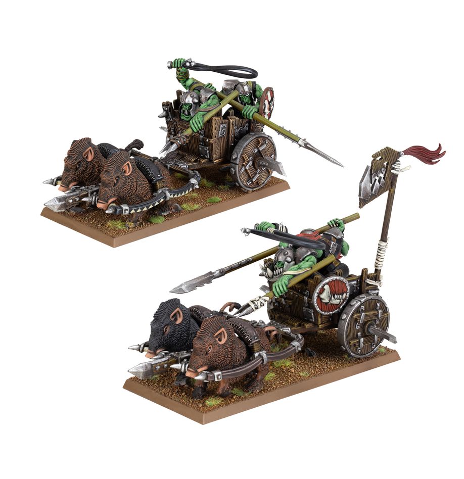 Warhammer The Old World Orc Goblin Tribes Orc Boar Chariots MKENGD9UR2 |0|
