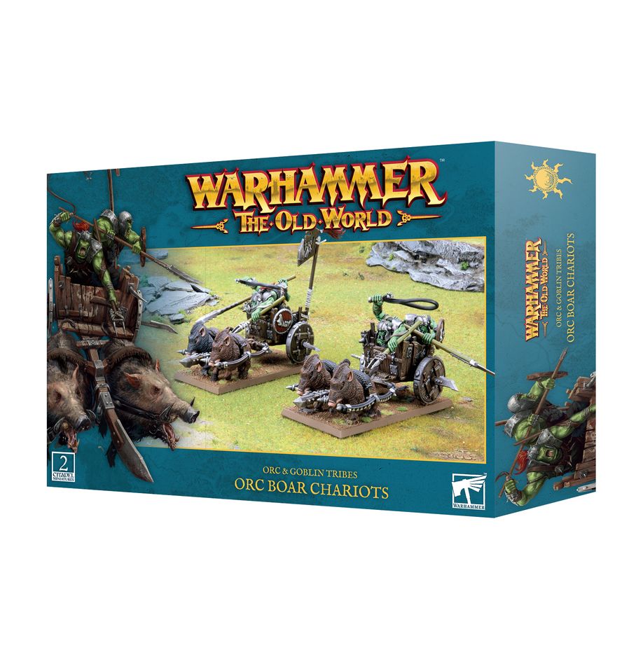 Warhammer The Old World Orc Goblin Tribes Orc Boar Chariots MKENGD9UR2 |63672|