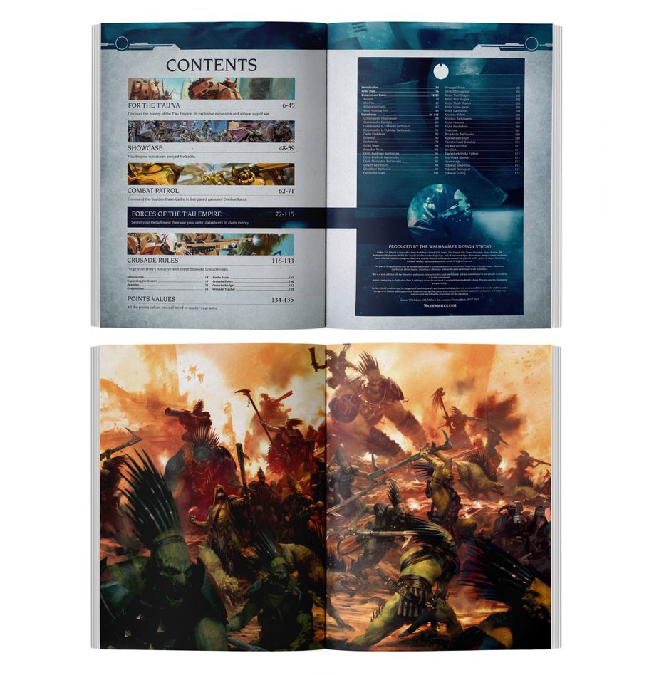 Warhammer 40,000 T'au Empire Codex MK6OL1AI93 |63685|