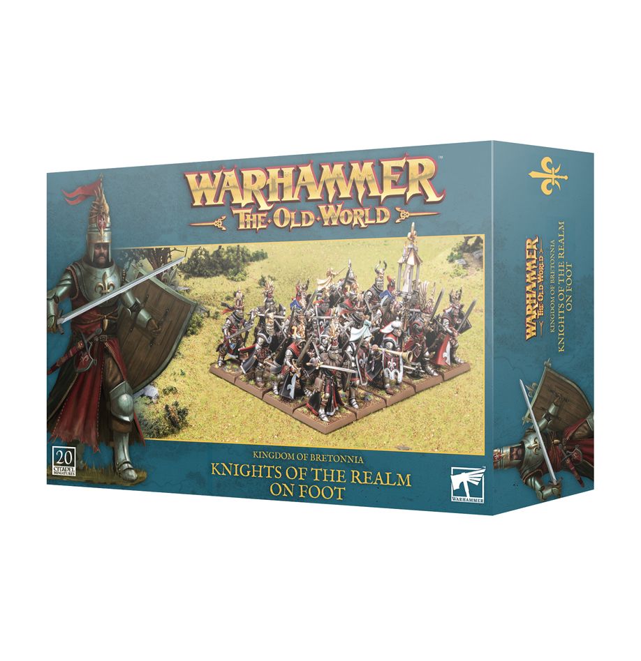 Warhammer The Old World Kingdom of Bretonnia Knights of the Realm on Foot MKLP0QOGB6 |63781|