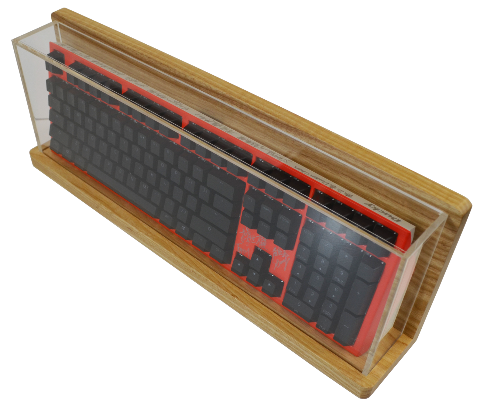 MK Santa Maria Full Size Ash Wood Acrylic Keyboard Display MK2L4N125U |0|