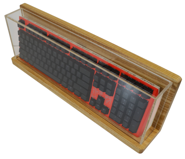 MK Santa Maria Full Size Ash Wood Acrylic Keyboard Display MK2L4N125U |0|