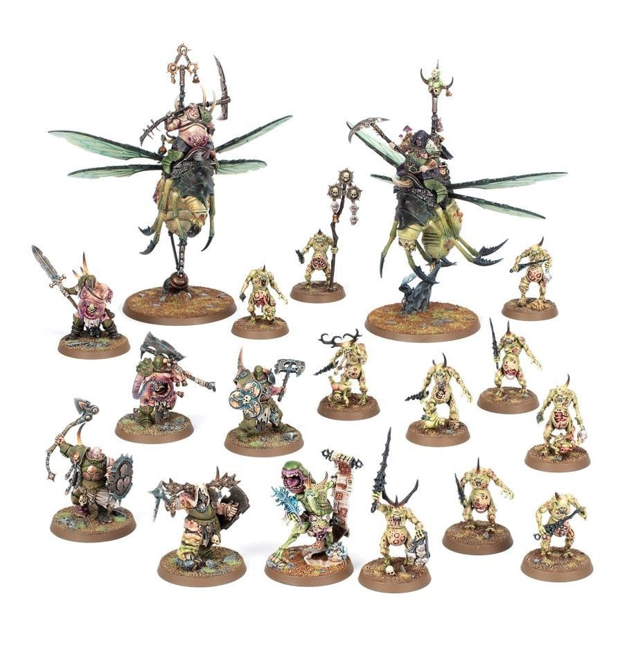 Warhammer Age Of Sigmar Spearhead Maggotkin Of Nurgle warhammer-age-of-sigmar-spearhead-maggotkin-of-nurgle