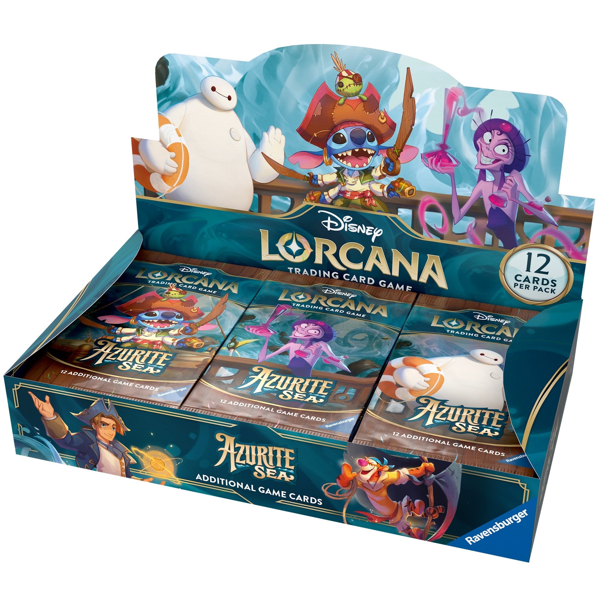 Disney Lorcana TCG Azurite Sea Booster Box MKR855JTAJ |0|