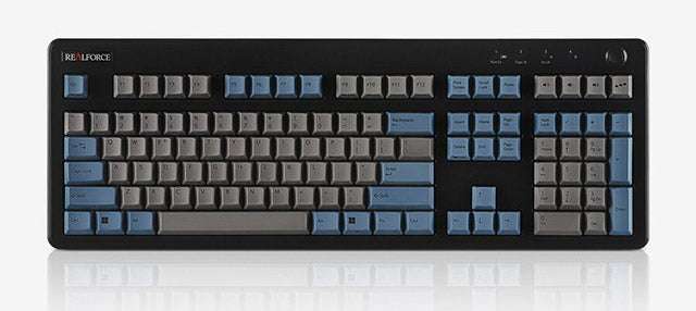 Realforce R3 Grey / Blue Wireless Keyboard MKOTJE35PX |0|