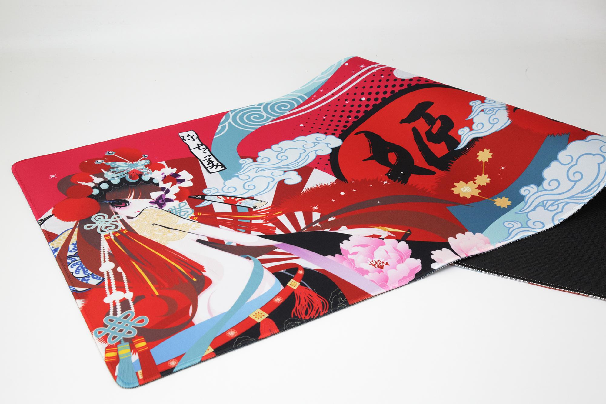 Varmilo Extra Large Consort Yu Beijing Opera Desk Mat with Stitched Edges MKH5KXJUL5 |39173|