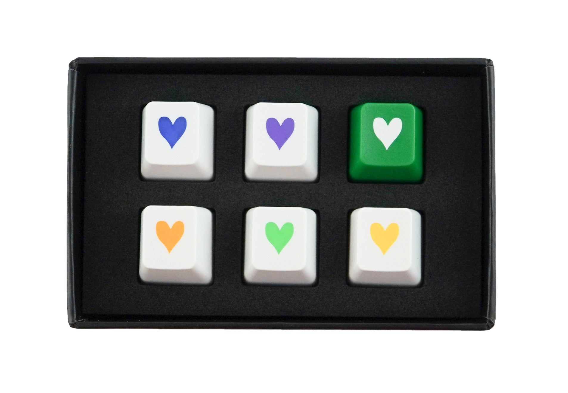 Tai-Hao 6 Key ABS Heart Set Green MKKDZRWL79 |0|