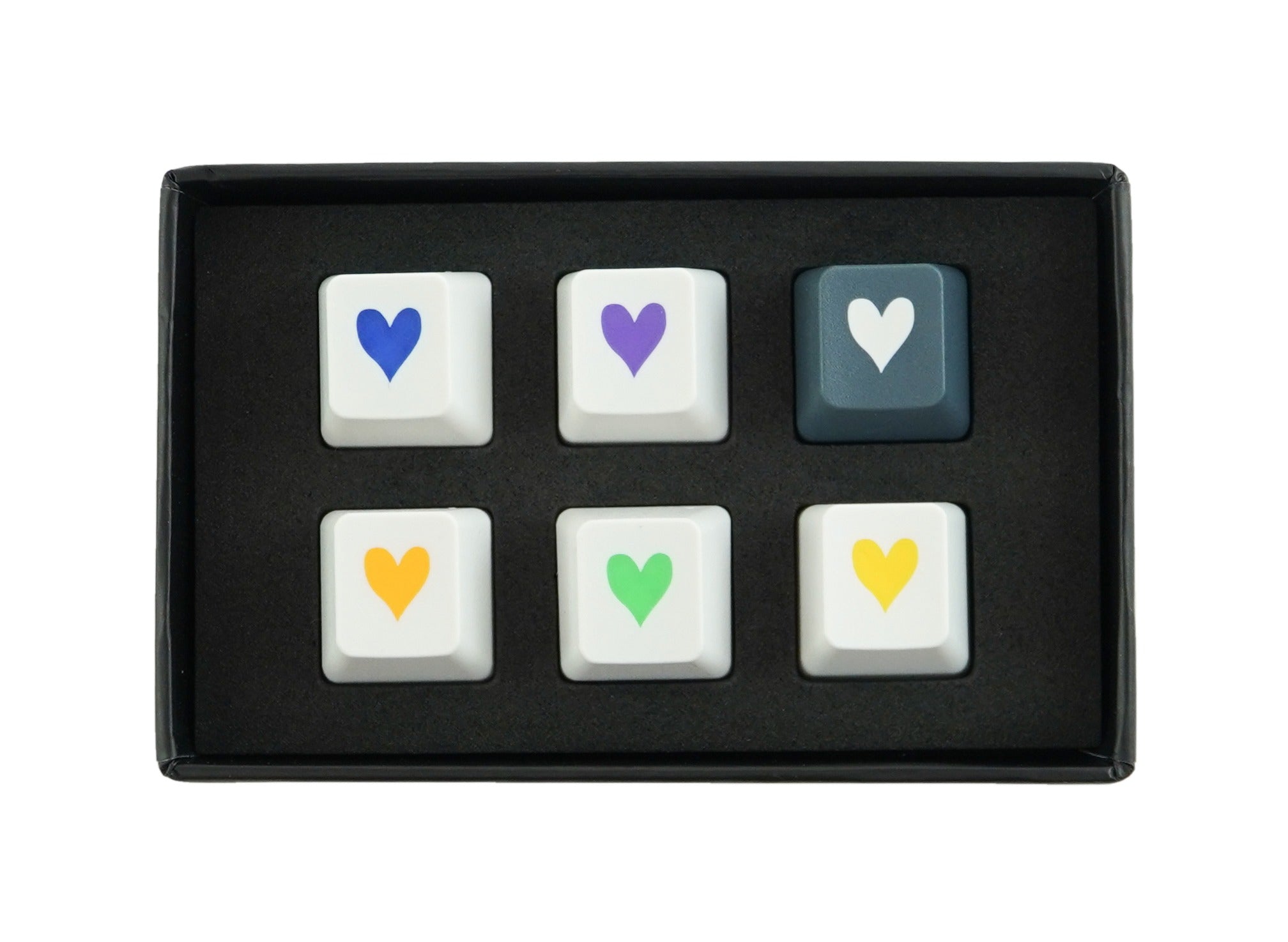 Tai-Hao 6 Key ABS Heart Set Grey MKUJ1ZD1D7 |0|