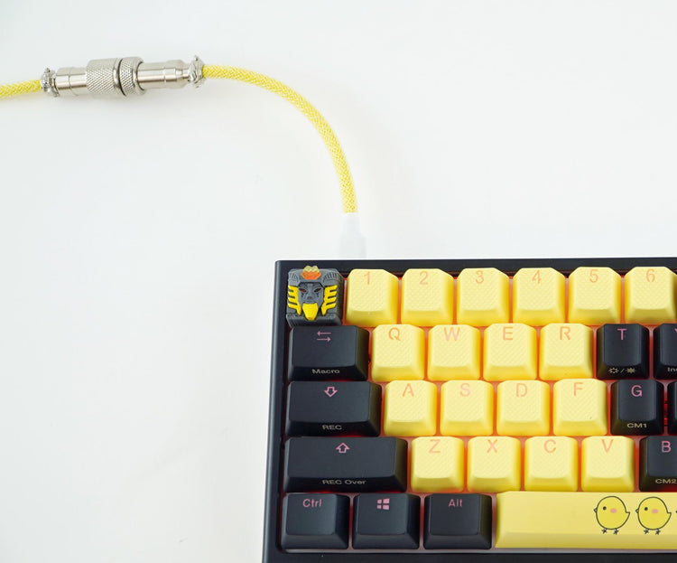 Kraken Yellow Sleeved Aviator Universal USB Keyboard Cable MK8TO5UO8Z |39563|