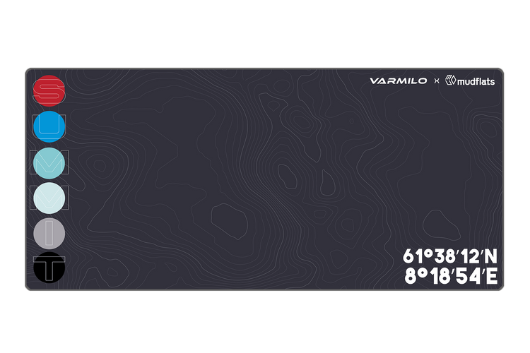 Varmilo Extra Large Summit Desk Mat with Stitched Edges MKF36T2N5O |0|