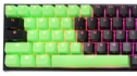 Ducky 31 Key Rubber Backlit Double Shot Keycap Set Green MKRVR6IY41 |0|