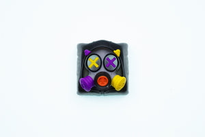 Hot Keys Project HKP Specter Crosseyes Grey/Yellow/Purple Artisan Keycap MKMK5DBZIX |0|