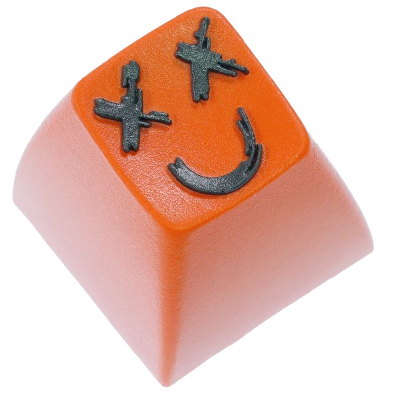 Hot Keys Project HKP Bucket Head Orange & Dark Grey (SA R1) Artisan Keycap MKUAMMSVIW |0|