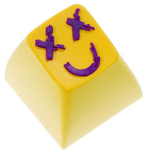 Hot Keys Project HKP Bucket Head Yellow & Purple (SA R1) Artisan Keycap MK4UC1G6CM |0|