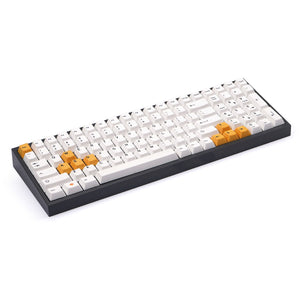 NPKC White Orange PBT Dye Sub Cherry Profile Keycap Set MKDI772OG4 |27253|