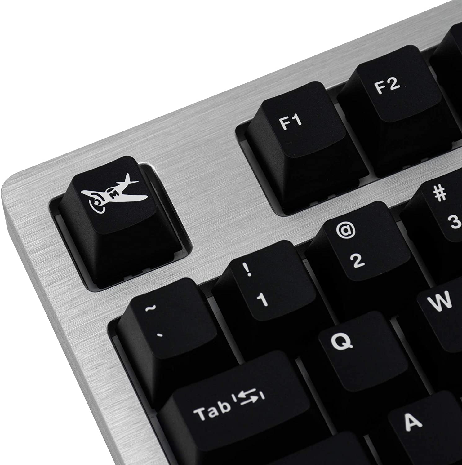 Mistel Doubleshot PBT OEM Profile Mechanical Keyboard Keycaps White on Black MKUJSNG19Z |27359|