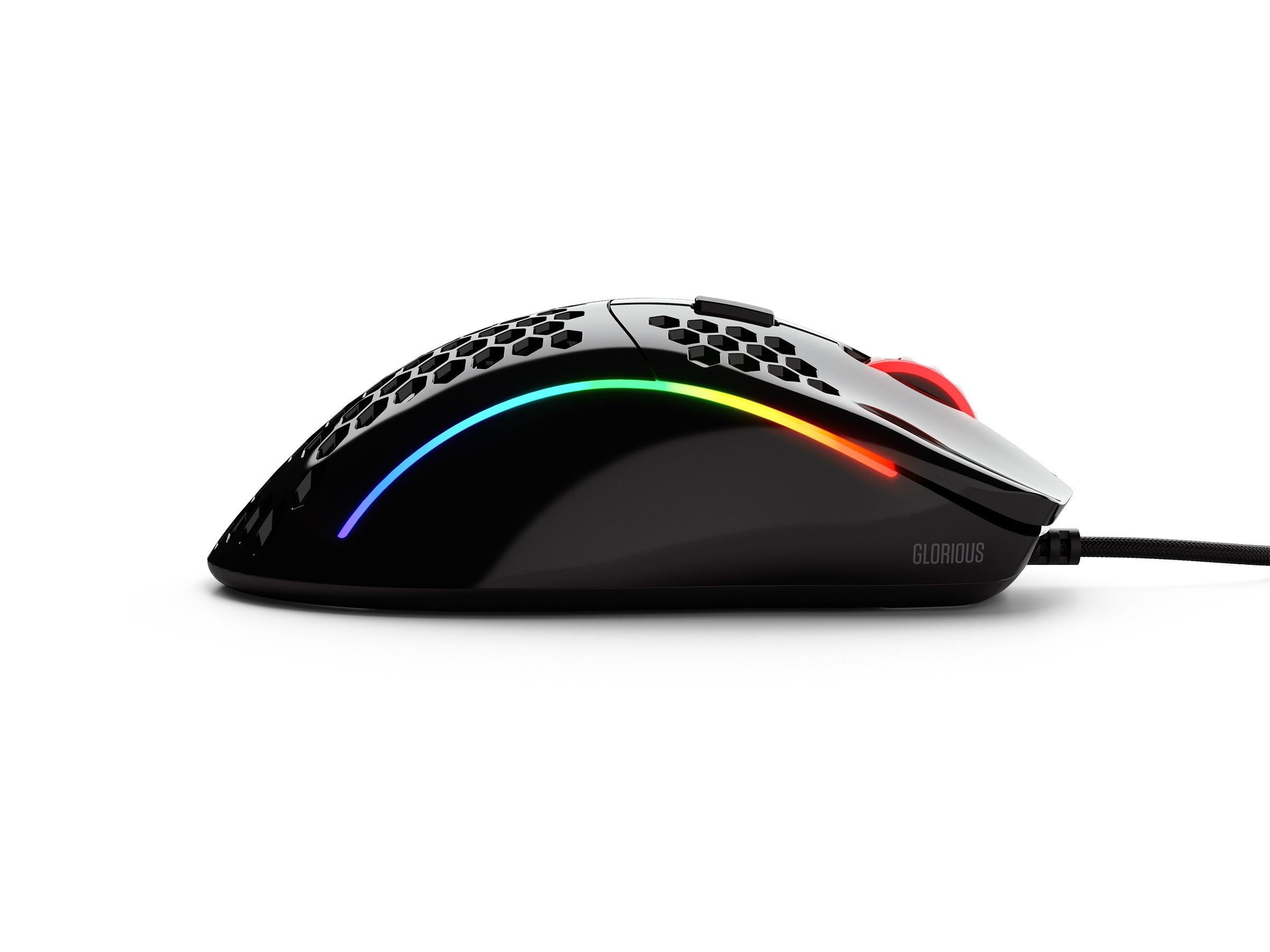 Glorious PC Model D Glossy Black Ergonomic Lightweight Gaming Mouse MK93788ZXA |27520|