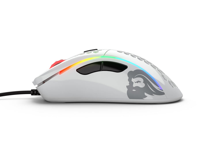 Glorious PC Model D Glossy White Ergonomic Lightweight Gaming Mouse MKFLMGDUO0 |27525|
