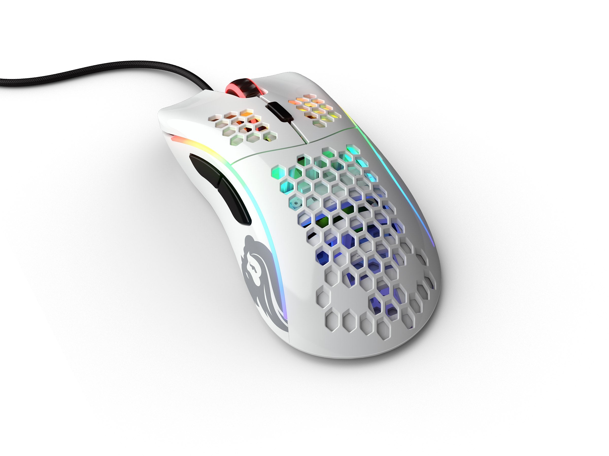 Glorious PC Model D Glossy White Ergonomic Lightweight Gaming Mouse MKFLMGDUO0 |27527|