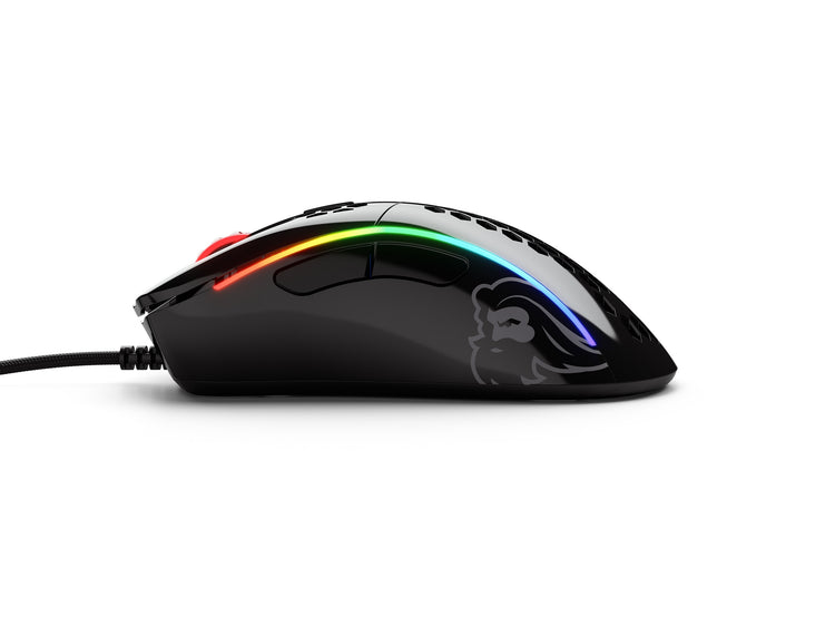 Glorious PC Model D Minus Glossy Black Ergonomic Lightweight Gaming Mouse MKLA1Y2HLB |27540|