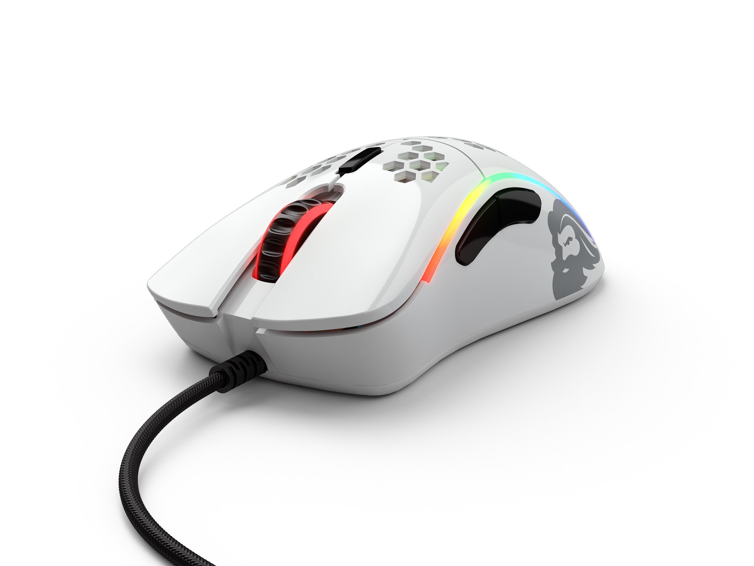 Glorious PC Model D Minus Glossy White Ergonomic Lightweight Gaming Mouse MK9K8E5EGX |27543|