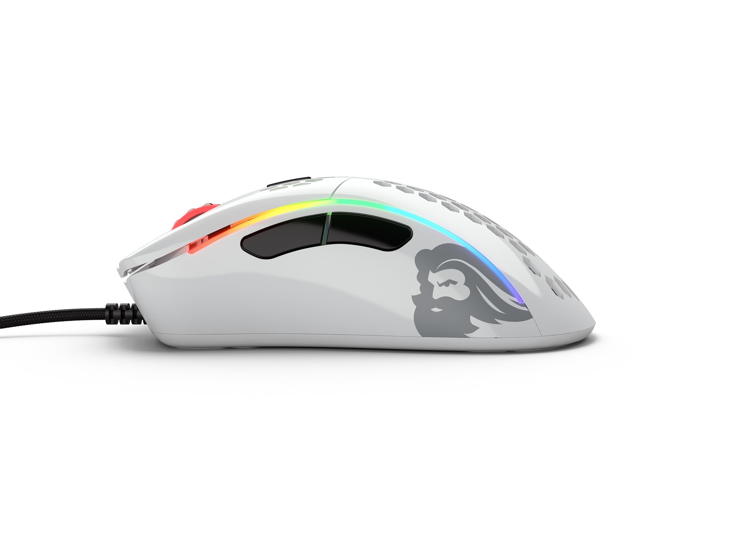Glorious PC Model D Minus Glossy White Ergonomic Lightweight Gaming Mouse MK9K8E5EGX |27544|