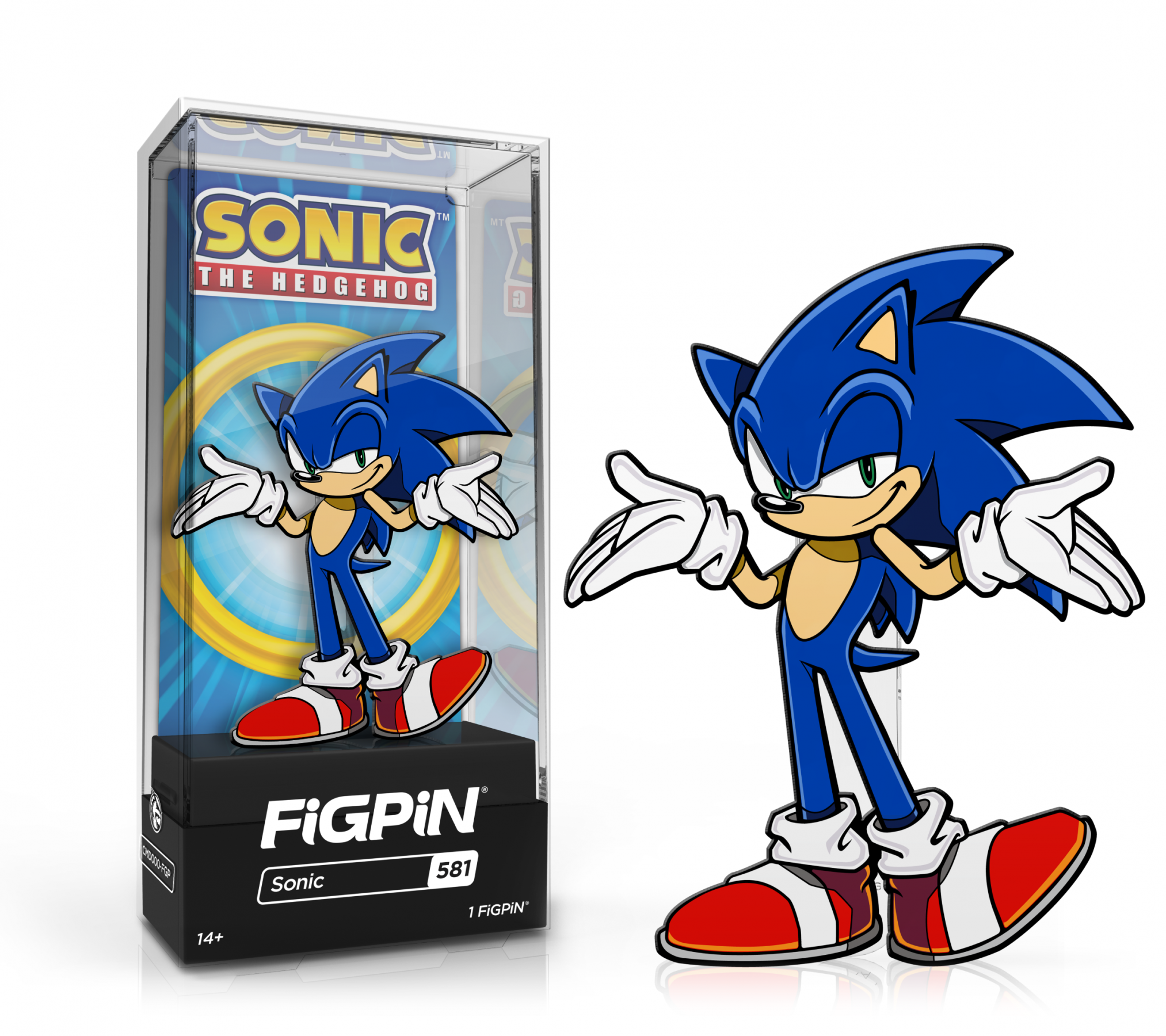 FiGPiN Sonic (581) Collectable Enamel Pin MKNJ6PTHF1 |27858|